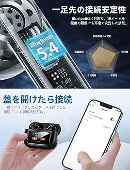 ワイヤレスイヤホン（ノイズキャンセル機能搭載） Amazon.co.jp: イヤホン bluetooth ワイヤレスイヤホン 【最先端